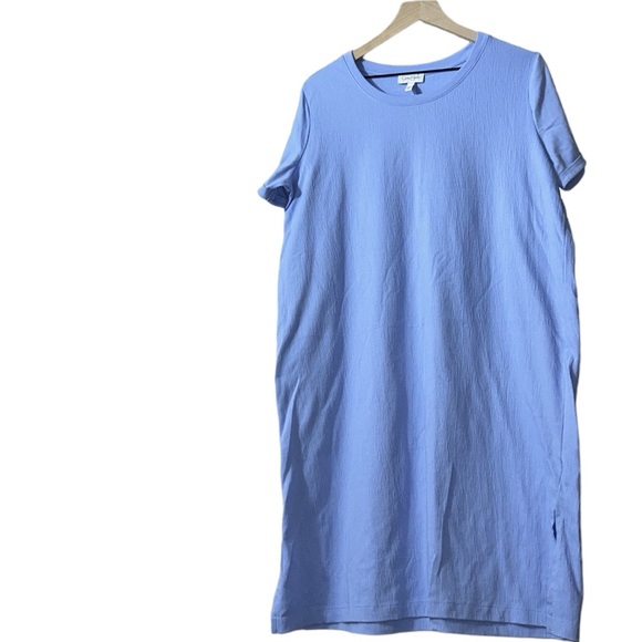 Jessica Simpson Blue T-Shirt Dress, Size XL - Picture 3 of 10